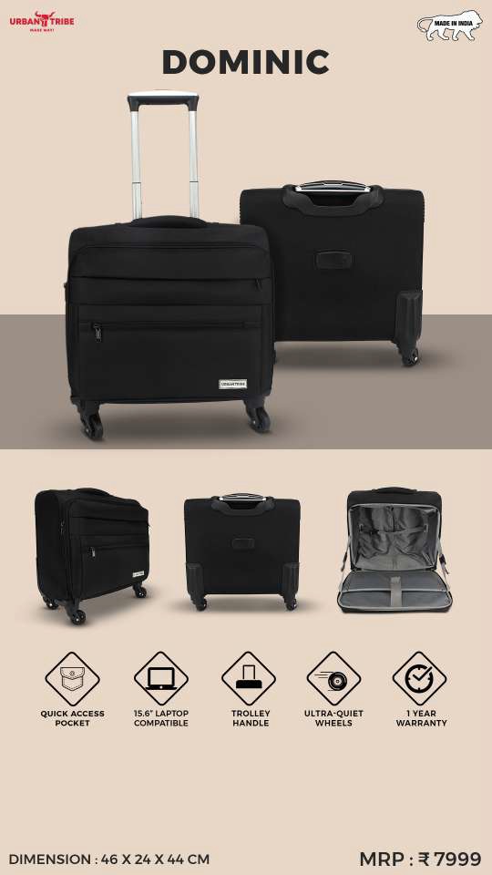 DOMINIC – Overnighter Laptop Pilot Trolley